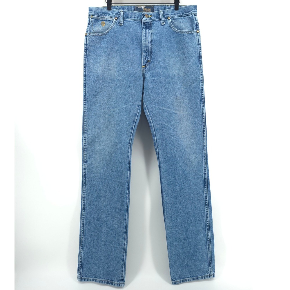 Wrangler George Strait Collection Men Jeans 36x36 Blue Cowboy Western Denim
